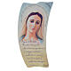 Imagen Virgen Medjugorje pieda oración italiano 20x10 cm s1