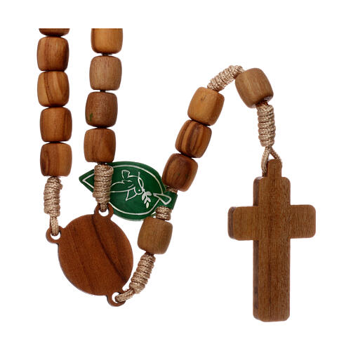 Medjugorje rosary in olive wood 8 mm 2