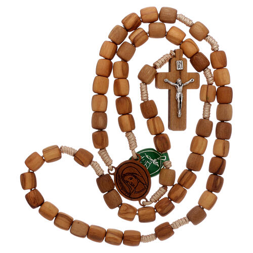 Medjugorje rosary in olive wood 8 mm 4