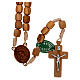Medjugorje rosary in olive wood 8 mm s1