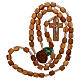 Medjugorje rosary in olive wood 8 mm s4