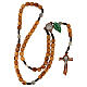 Medjugorje rosary in olive wood Saint Benedict 8 mm s4