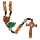 Medjugorje rosary in olive wood Saint Benedict 8 mm s2