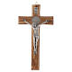 Medjugorje crucifix in olive wood Saint Benedict 19 cm s1