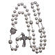 Medjugorje rosary in pearl imitation Saint Benedict 8 mm s4