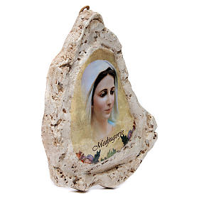 Our Lady of Medjugorje painting in gypsum