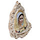 Our Lady of Medjugorje painting in gypsum s2