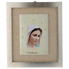 Our Lady of Medjugorje painting with ivory sky