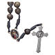 Medjugorje rosary beads Tears of Job grey rope s2