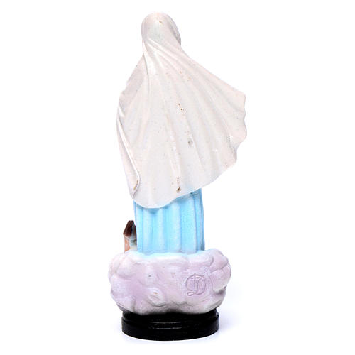 Our Lady of Medjugorje statue 12 cm with light blue mantle 2
