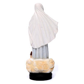Estatua Virgen de Medjugorje 12 cm capa gris