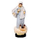 Our Lady of Medjugorje statue 12 cm with grey mantle s1