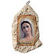 Our Lady of Medjugorje image with gypsum flowers s4