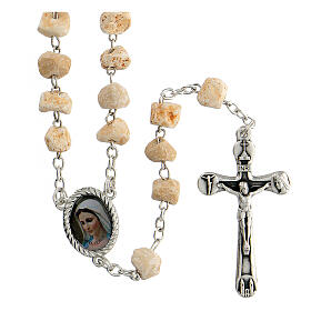 Chapelets et boîte chapelets: Chapelet Medjugorje en grains pierre et chaîne