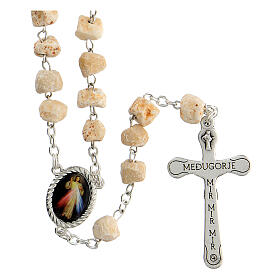 Chapelets et boîte chapelets: Chapelet Medjugorje en grains pierre et chaîne