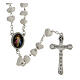 Medjugorje rosary with stone grains and chain s2