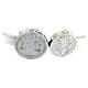 Bracciale Medjugorje medaglioni S. Benedetto e croce a molla s3
