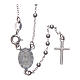 Our Lady of Medjugorje rosary in 925 sterling silver s2