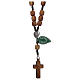 Medjugorje rosary beads with olive wood grains s2