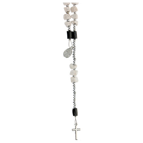 Medjugorje stone rosary bracelet with magnets 2