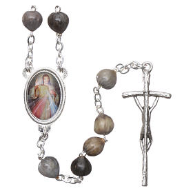 Medjugorje Rosary with Job's Tears and chain