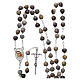 Medjugorje Rosary with Job's Tears and chain s4