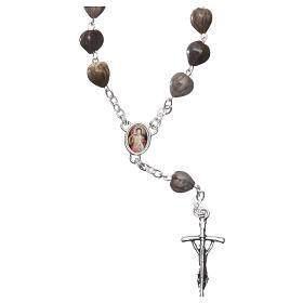 Pulseiras Dezena Terço da Paz: Dezena Medjugorje Lágrimas de Jó corrente cruz 3,5x1,5 cm Pulseiras Dezena Terço da Paz: Dezena Medjugorje Lágrimas de Jó corrente cruz 3,5x1,5 cm