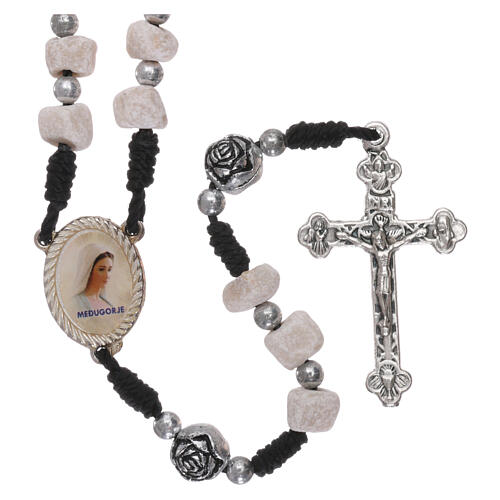 Rosary stone from Medjugorje 1