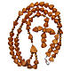 Medjugorje rosary in ivory fired ceramic beads 8 mm s4