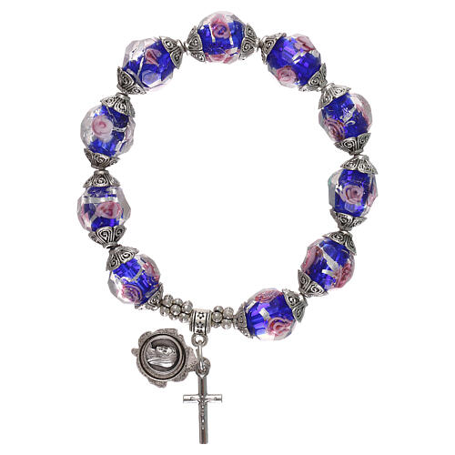 Medjugorje bracelet of zamak and crystal 1