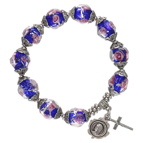 Medjugorje bracelet of zamak and crystal 2