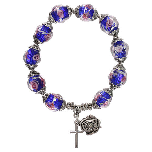 Medjugorje bracelet of zamak and crystal 3