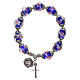 Medjugorje bracelet of zamak and crystal s1