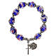 Medjugorje bracelet of zamak and crystal s3