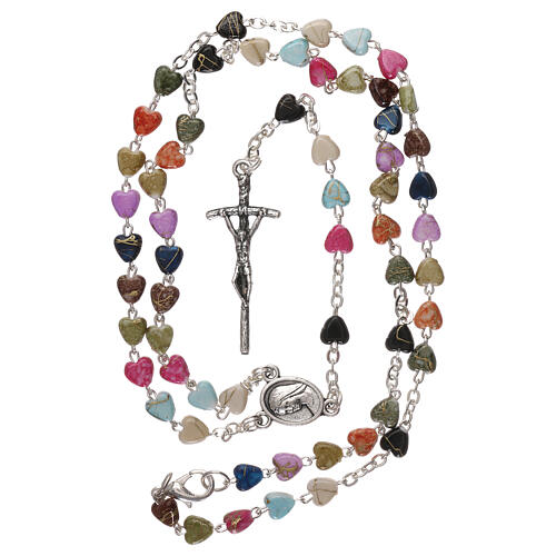 Medjugorje rubber rosary with clasp 4
