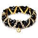 Black Medjugorje crystal bracelet s4