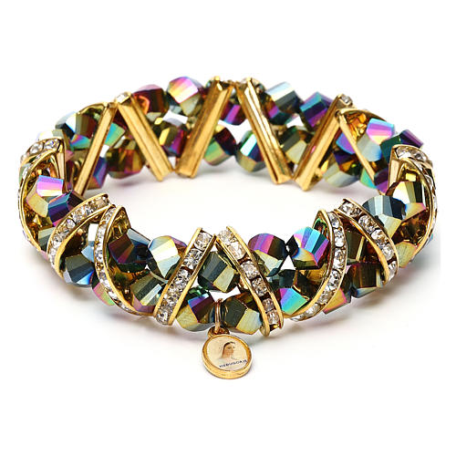 Bracciale Medjugorje vetro grigio 4