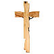 Crucifijo Medjugorje olivo Jesús Cristo plateado 33x17 cm s5