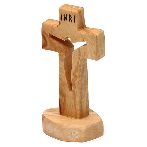 Cross, carved olivewood, Medjugorje, 10x5 cm 2