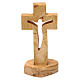 Krzyż drewno oliwne nacięty 10x5 cm z Medziugorie s3