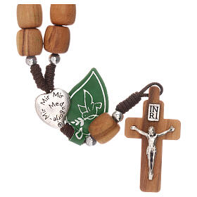 Medjugorje Armbänder: Friedensrosenkranz aus Medjugorje mit Perlen aus Olivenholz