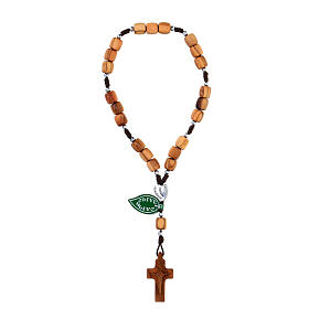 Friedensrosenkranz aus Medjugorje mit Perlen aus Olivenholz