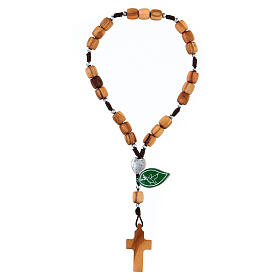 Friedensrosenkranz aus Medjugorje mit Perlen aus Olivenholz