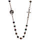 Medjugorje rosary with iridescent beads s2