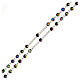 Medjugorje rosary with iridescent beads s7