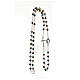 Medjugorje rosary with iridescent beads s8
