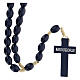 Rosary Medjugorje navy blue XP s2