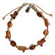 Medjugorje bracelet tau beads crosses turtledove rope s1
