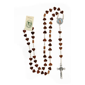 Rosario olivo granos corazón Virgen Medjugorje San Benito s4