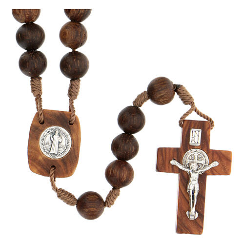 Rosary Abonos wood Medjugorje 8 mm  1
